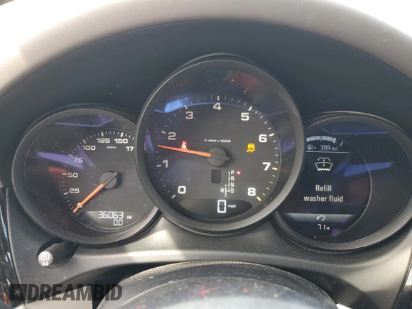 2020 Porsche Macan with VIN WP1AA2A52LLB02702, listed as a Copart auction lot 52910305 with 36,063 mi miles and Salvage title. Bid and sale history available at DreamBid. Image 9.