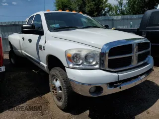 2007 Dodge 3500 SLT with VIN 3D7MX48A07G837487, listed as a Copart auction lot 59964425 with 157,811 mi miles and Salvage title. Bid and sale history available at DreamBid. Image 4.