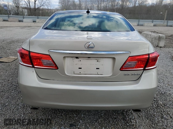 2012 Lexus ES with VIN JTHBK1EG5C2510172, listed as a Copart auction lot 50658755 with 122,427 mi miles and Non Repairable. Bid and sale history available at carsss.com. Image 6.
