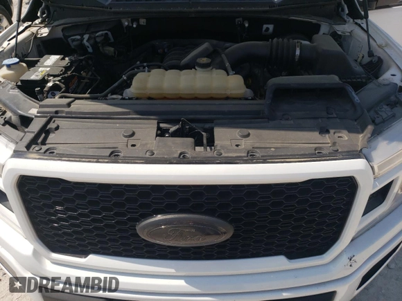 2018 Ford F-150 XL with VIN 1FTEW1C51JKF53280, listed as a Copart auction lot 55077485 with 87,660 mi miles and Clean title. Bid and sale history available at DreamBid. Image 11.