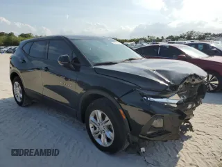 2020 Chevrolet Blazer LT with VIN 3GNKBHRS1LS583589, listed as a Copart auction lot 53270134 with 48,371 mi miles and Non repairable. Bid and sale history available at DreamBid. Image 4.
