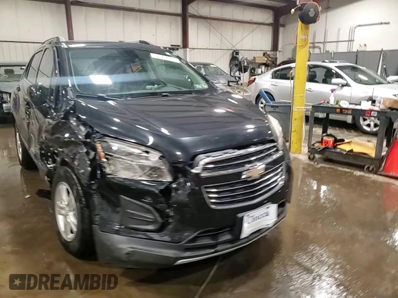 2016 Chevrolet Trax LT with VIN KL7CJPSB2GB653345, listed as a Copart auction lot 55918905 with 64,794 mi miles and Salvage Title. Bid and sale history available at DreamBid. Image 13.