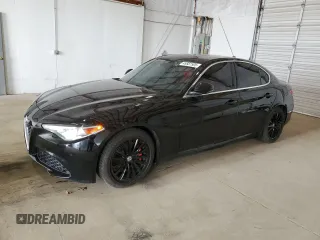 2021 Alfa Romeo Giulia with VIN ZARFAMAN1M7639337, listed as a Copart auction lot 49587505 with 28,436 mi miles and Salvage Title. Bid and sale history available at carsss.com. Image 1.