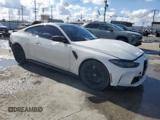 2022 BMW M4 Competition with VIN WBS33AZ0XNCJ89266, listed as a Copart auction lot 42473424 with 12,871 mi miles. Bid and sale history available at carsss.com. Image 4.