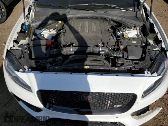 2019 Jaguar F-Pace S with VIN SADCM2FV6KA355093, listed as a Copart auction lot 81823914 with 46,984 mi miles and Salvage Title. Bid and sale history available at DreamBid. Image 12.