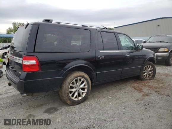 2017 Ford Expedition Max Limited z VIN 1FMJK2AT1HEA20352, wystawiony jako Copart lot #55651235 z przebiegiem 110 954 mil mil oraz Szkoda całkowita • Salvage title. Historia ofert i sprzedaży dostępna na DreamBid. Obrazek 3.