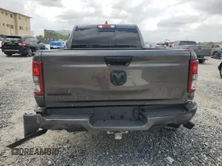 2024 Ram 1500 Big Horn with VIN 1C6RREMT5RN100942, listed as a Copart auction lot 51061775 with 7,706 mi miles and Non Repairable. Bid and sale history available at carsss.com. Image 6.