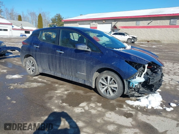 2019 Nissan LEAF SL Plus with VIN 1N4BZ1CP3KC320319, listed as a IAAI auction lot 41467513 with 53,702 mi miles and . Bid and sale history available at DreamBid. Image 1.