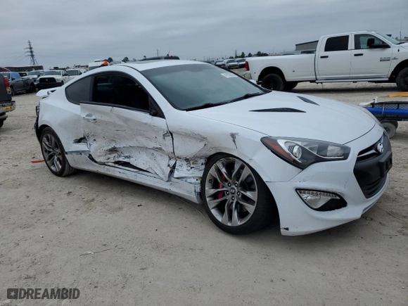 2016 Hyundai Genesis Coupe 3.8L Ultimate with VIN KMHHU6KJ3GU133852, listed as a Copart auction lot 41929395 with 76,825 mi miles and Salvage Title. Bid and sale history available at carsss.com. Image 4.