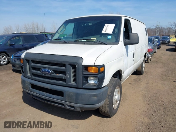 2008 Ford Econoline Cargo Commercial with VIN 1FTNE24W88DA38520, listed as a IAAI auction lot 41802780 with 248,468 mi miles and . Bid and sale history available at carsss.com. Image 2.