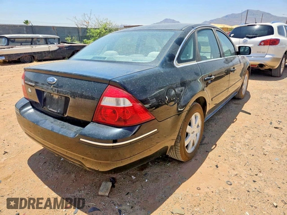 2005 Ford Five Hundred SE z VIN 1FAFP23135G155457, wystawiony jako Copart lot #59118245 z przebiegiem 157 582 mil mil oraz Tytuł czysty. Historia ofert i sprzedaży dostępna na DreamBid. Obrazek 4.