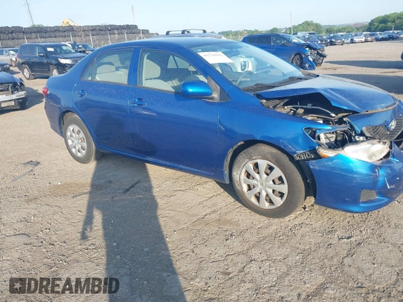 2010 Toyota Corolla with VIN JTDBU4EE4A9116209, listed as a IAAI auction lot 42578162 with 37,955 mi miles and . Bid and sale history available at DreamBid. Image 1.