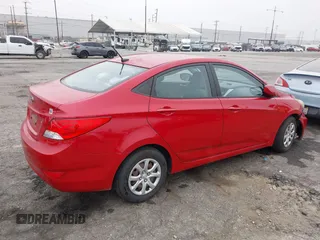 2013 Hyundai Accent GLS with VIN KMHCT4AE3DU537137, listed as a IAAI auction lot 42046119 with 158,878 mi miles. Bid and sale history available at carsss.com. Image 4.