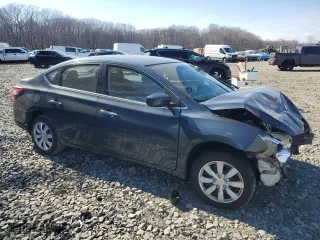 2014 Nissan Sentra S with VIN 3N1AB7AP8EL669794, listed as a Copart auction lot 46884775 with 188,491 mi miles and Salvage Title. Bid and sale history available at carsss.com. Image 4.
