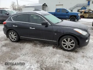 2014 Infiniti QX50 Journey with VIN JN1BJ0HRXEM191843, listed as a Copart auction lot 88036175 with 159,949 mi miles and Salvage Title. Bid and sale history available at carsss.com. Image 4.