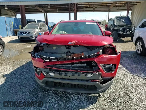 2019 Jeep Compass Latitude with VIN 3C4NJCBB9KT636408, listed as a Copart auction lot 44163665 with 22,876 mi miles and Non repairable. Bid and sale history available at DreamBid. Image 14.