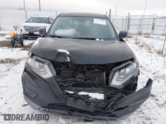 2017 Nissan Rogue SV with VIN KNMAT2MV7HP573221, listed as a IAAI auction lot 40947647 with 162,923 mi miles and . Bid and sale history available at carsss.com. Image 6.