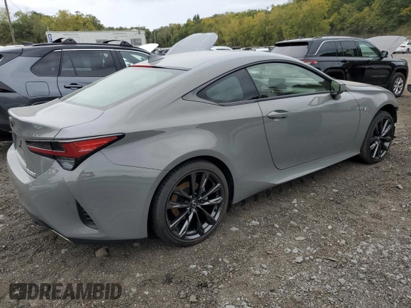 2023 Lexus RC 350 F Sport z VIN JTHGZ5DC5P5012310, wystawiony jako Copart lot #89293805 z przebiegiem 2 658 mil mil oraz Szkoda całkowita • Salvage title. Historia ofert i sprzedaży dostępna na DreamBid. Obrazek 3.