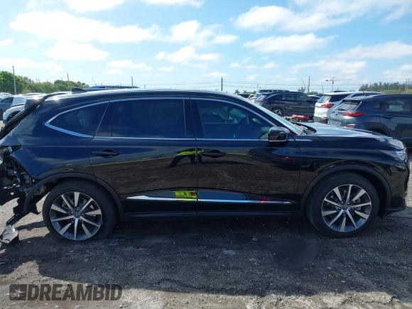 2025 Acura MDX w/Technology Package with VIN 5J8YD9H49SL003503, listed as a IAAI auction lot 41664451 with 3,574 mi miles. Bid and sale history available at carsss.com. Image 13.