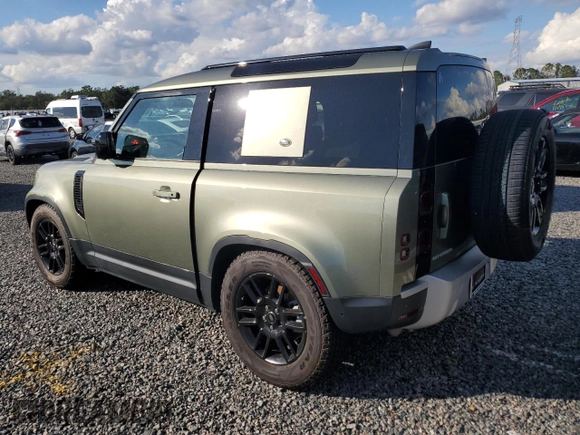 2023 Land Rover Defender S with VIN SALEJ6EX2P2121454, listed as a Copart auction lot 85629244 with 32,155 mi miles and Salvage title. Bid and sale history available at DreamBid. Image 2.