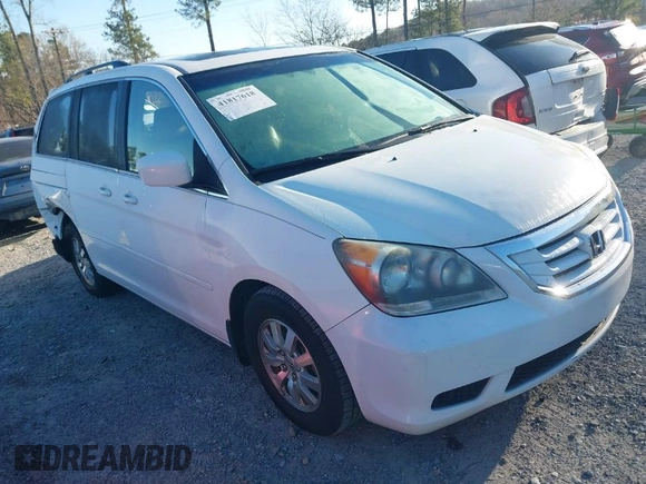 2008 Honda Odyssey EX-L with VIN 5FNRL38688B406050, listed as a IAAI auction lot 41817618 with 157,943 mi miles. Bid and sale history available at carsss.com. Image 1.