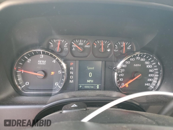 2014 Chevrolet Silverado 1500 Work Truck with VIN 3GCUKPEH5EG296011, listed as a Copart auction lot 60440904 with 99,901 mi miles and Salvage Title. Bid and sale history available at DreamBid. Image 9.
