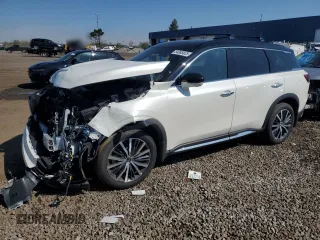 2025 Infiniti QX60 Autograph with VIN 5N1AL1HUXSC345364, listed as a Copart auction lot 54885825 with 3,308 mi miles and Salvage title. Bid and sale history available at DreamBid. Image 1.