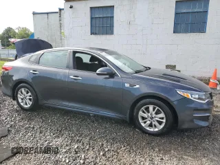 2017 Kia Optima LX with VIN 5XXGT4L37HG175925, listed as a Copart auction lot 61882943 with 104,305 mi miles and Salvage Title. Bid and sale history available at carsss.com. Image 4.