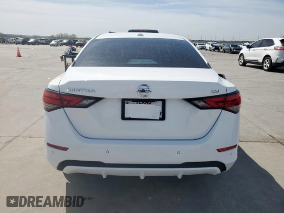 2023 Nissan Sentra SV with VIN 3N1AB8CV6PY235512, listed as a Copart auction lot 49551145 with 32,588 mi miles and Salvage Title. Bid and sale history available at carsss.com. Image 6.