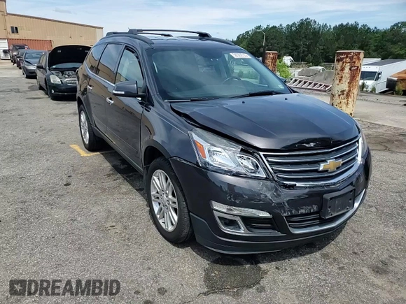 2015 Chevrolet Traverse LT z VIN 1GNKRGKD4FJ117534, wystawiony jako Copart lot #56562735 z przebiegiem Nie podano mil oraz Szkoda całkowita • Salvage title. Historia ofert i sprzedaży dostępna na DreamBid. Obrazek 14.