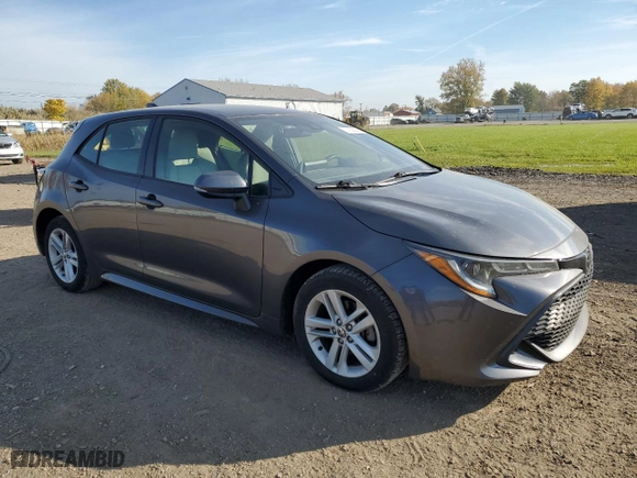 2022 Toyota Corolla Hatchback SE with VIN JTND4MBE1N3158709, listed as a Copart auction lot 77452694 with 74,299 mi miles and Salvage Title. Bid and sale history available at carsss.com. Image 4.