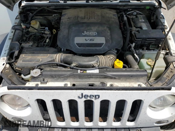 2016 Jeep Wrangler Unlimited Sport RHD with VIN 1C4BJWKG6GL293429, listed as a Copart auction lot 59156585 with 226,276 mi miles and Salvage title. Bid and sale history available at DreamBid. Image 11.
