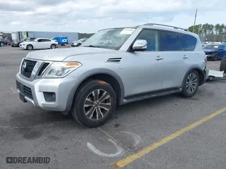 2018 Nissan Armada SL with VIN JN8AY2ND0JX001277, listed as a IAAI auction lot 41694980 with 98,751 mi miles. Bid and sale history available at carsss.com. Image 22.