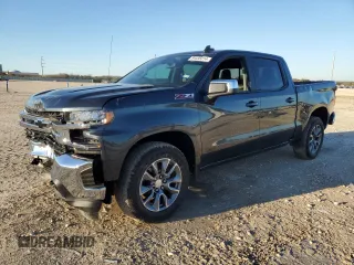 2021 Chevrolet Silverado 1500 LT with VIN 1GCUYDET9MZ379702, listed as a Copart auction lot 84435314 with 50,843 mi miles and Salvage Title. Bid and sale history available at carsss.com. Image 1.