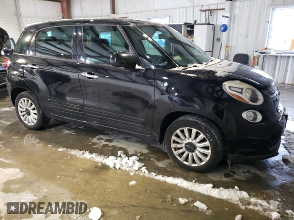 2014 FIAT 500L Easy with VIN ZFBCFABH2EZ017117, listed as a Copart auction lot 89338965 with 114,907 mi miles and Clean Title. Bid and sale history available at DreamBid. Image 4.