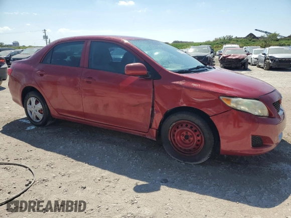 2009 Toyota Corolla with VIN 1NXBU40EX9Z009936, listed as a Copart auction lot 47135755 with 191,867 mi miles and Salvage Title. Bid and sale history available at carsss.com. Image 4.
