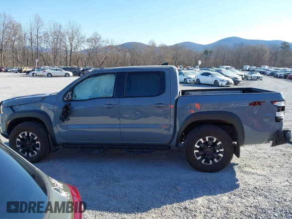 2023 Nissan Frontier PRO-4X with VIN 1N6ED1EK0PN658776, listed as a IAAI auction lot 41864687 with 15,783 mi miles. Bid and sale history available at carsss.com. Image 15.
