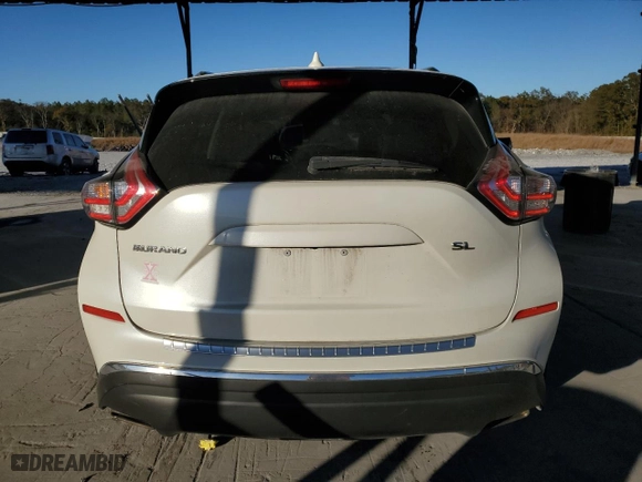 2017 Nissan Murano SL with VIN 5N1AZ2MG3HN154192, listed as a Copart auction lot 83714104 with 146,612 mi miles and Salvage Title. Bid and sale history available at carsss.com. Image 6.