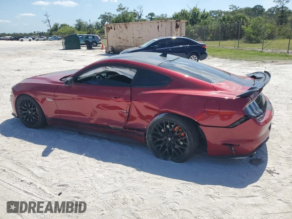 2020 Ford Mustang GT z VIN 1FA6P8CF6L5175127, wystawiony jako Copart lot #57690115 z przebiegiem 53 379 mil mil oraz Szkoda całkowita • Salvage title. Historia ofert i sprzedaży dostępna na DreamBid. Obrazek 2.