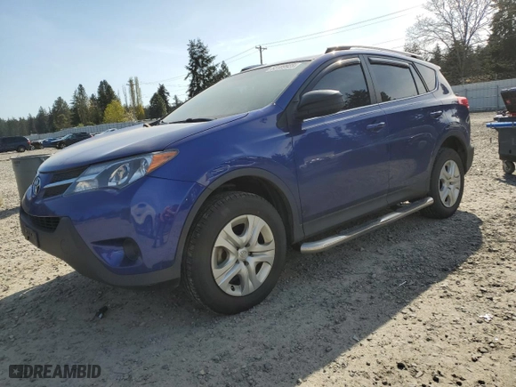 2014 Toyota RAV4 LE with VIN 2T3BFREV9EW192361, listed as a Copart auction lot 53189925 with 122,161 mi miles and Salvage Title. Bid and sale history available at carsss.com. Image 1.