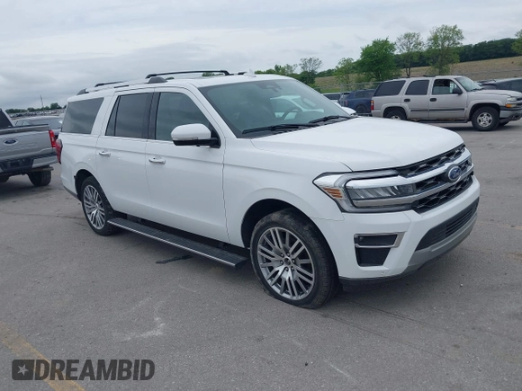 2024 Ford Expedition Max Limited with VIN 1FMJK2A86REA11045, listed as a IAAI auction lot 42513379 with 38,515 mi miles and . Bid and sale history available at DreamBid. Image 1.