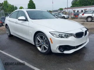 2017 BMW 4 Series 430i z VIN WBA4F7C54HG786773, wystawiony jako IAAI lot #42213318 z przebiegiem 77 438 mil mil oraz . Historia ofert i sprzedaży dostępna na DreamBid. Obrazek 1.