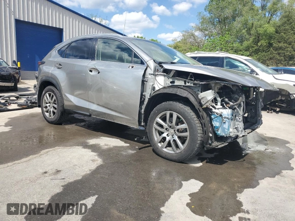 2016 Lexus NX 200t z VIN JTJBARBZ5G2052886, wystawiony jako Copart lot #55571105 z przebiegiem 104 501 mil mil oraz Szkoda całkowita • Salvage title. Historia ofert i sprzedaży dostępna na DreamBid. Obrazek 4.