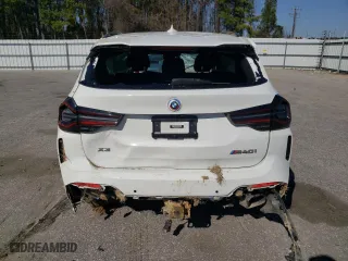 2022 BMW X3 M40i with VIN 5UX83DP08N9J69708, listed as a Copart auction lot 48850515 with 0 mi miles and Salvage Title. Bid and sale history available at carsss.com. Image 6.