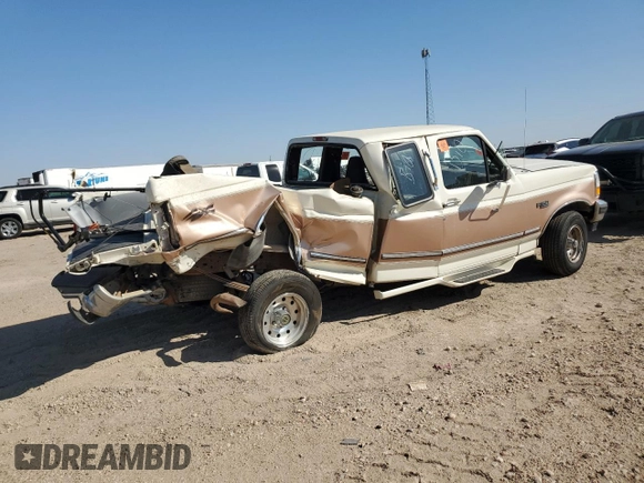 1995 Ford F-150 with VIN 1FTEX14H3SKA44623, listed as a Copart auction lot 74835704 with 161,802 mi miles and Salvage Title. Bid and sale history available at carsss.com. Image 3.