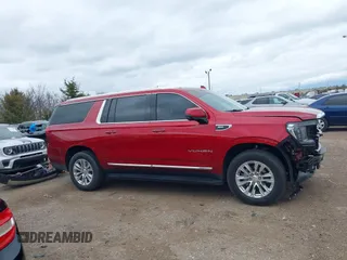 2024 GMC Yukon XL SLT with VIN 1GKS2GKDXRR313775, listed as a IAAI auction lot 41702095 with 8,755 mi miles. Bid and sale history available at carsss.com. Image 13.