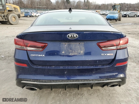 2019 Kia Optima SX with VIN 5XXGW4L2XKG322034, listed as a Copart auction lot 46752345 with 60,301 mi miles and Salvage Title. Bid and sale history available at carsss.com. Image 6.