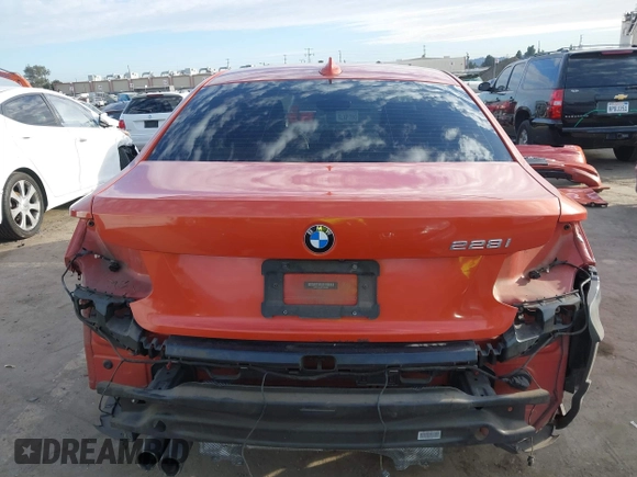 2015 BMW 2 Series 228i with VIN WBA1F9C56FVW98461, listed as a IAAI auction lot 41663193 with 94,584 mi miles. Bid and sale history available at carsss.com. Image 17.