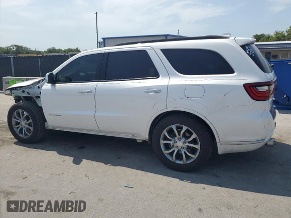 2017 Dodge Durango Citadel with VIN 1C4SDJET0HC824192, listed as a Copart auction lot 55994065 with 101,279 mi miles and Salvage title. Bid and sale history available at DreamBid. Image 2.