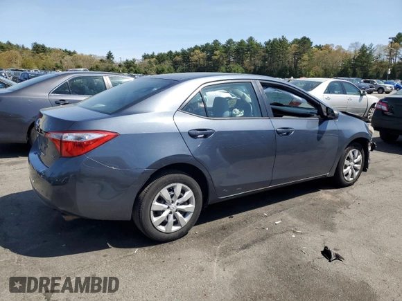 2014 Toyota Corolla L with VIN 2T1BURHE5EC143654, listed as a Copart auction lot 55558195 with 108,600 mi miles and Salvage title. Bid and sale history available at DreamBid. Image 3.